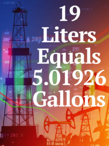 19 Liters to Gallons